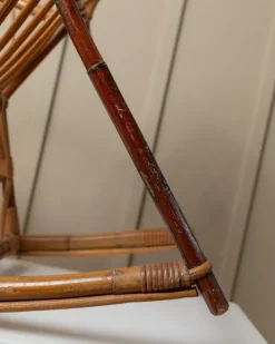 Best Pamono Vintage Children's Rocking Chair in Bamboo, 1970s