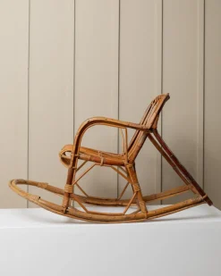 Best Pamono Vintage Children's Rocking Chair in Bamboo, 1970s