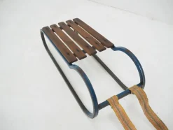 Best Pamono Vintage Children's Sleigh in Steel and Wood, 1920