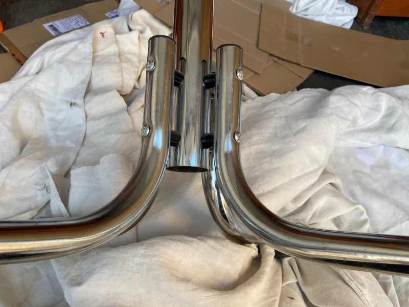 New Pamono Vintage Chrome Metal Coat Rack, 1970s