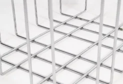 Pamono Vintage Chrome-Plated Magazine Rack in the of Style Willi Glaeser for TMP, 1980s><noscript><img width=