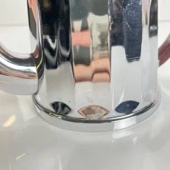 Pamono Vintage Chrome-Plated Metal and Bakelite Coffee Set, 1930s, Set of 3