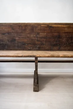 Clearance Pamono Vintage Church Bench in Beech