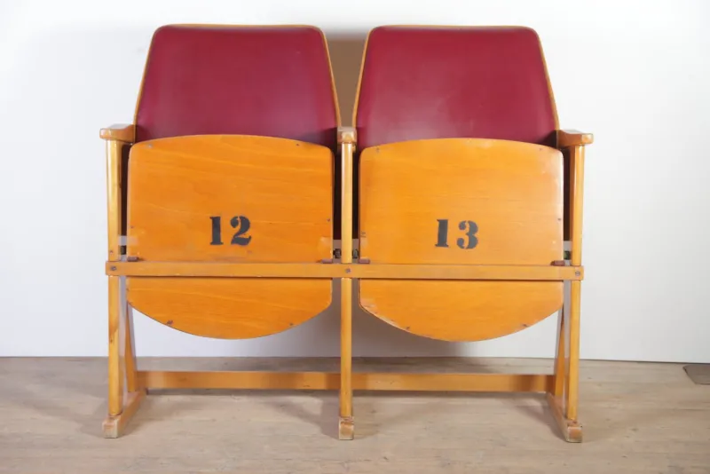 Pamono Vintage Cinema Bench from Ton, 1960s> Benches
