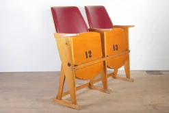 Pamono Vintage Cinema Bench from Ton, 1960s> Benches
