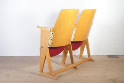 Pamono Vintage Cinema Bench from Ton, 1960s><noscript><img width=