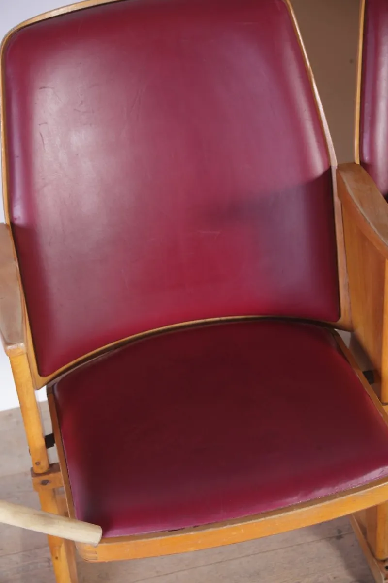 Pamono Vintage Cinema Bench from Ton, 1960s> Benches