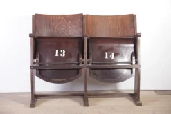 New Pamono Vintage Cinema Bench from Ton, 1960s