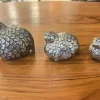 Pamono Vintage Coarse Salt and Pepper Shakers in the Shape of Quails by Gucci for Gucci, 1960s, Set of 3> Salt & Pepper Shakers