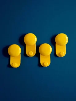 Pamono Vintage Coat Hooks by Carlo Bartoli for Con&Con, 1970s, Set of 4> Racks, Hooks & Valets