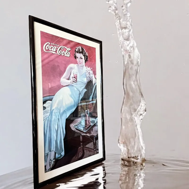 Pamono Vintage Coca Cola Poster, 1970s> Posters