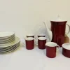 Pamono Vintage Coffee Service by Theo Baumann for Rosenthal, 1960s, Set of 21