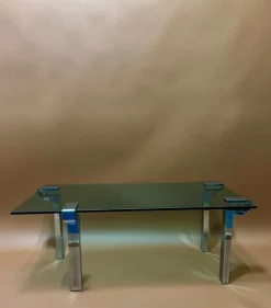 Pamono Vintage Coffee Table by François Arnal for Atelier A, 1970><noscript><img width=