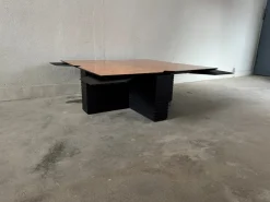 Pamono Vintage Coffee Table in Burl Wood, 1980s><noscript><img width=