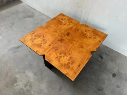 Pamono Vintage Coffee Table in Burl Wood, 1980s><noscript><img width=