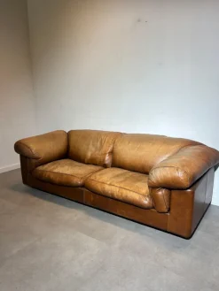 Pamono Vintage Cognac Leather Sofa> Couches & Sofas