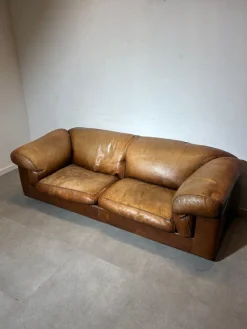 Pamono Vintage Cognac Leather Sofa> Couches & Sofas
