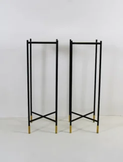 Clearance Pamono Vintage Column in Brass & Metal, 1970s