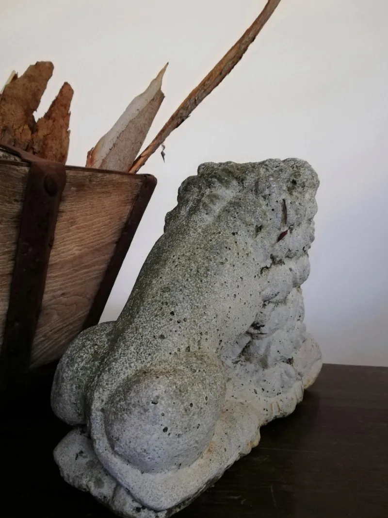 Pamono Vintage Concrete Lion Garden Statue> Garden Accessories