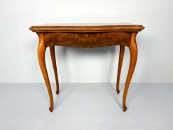 Discount Pamono Vintage Console or Game Table in Mahogany Veneer and Green Felt, 1920s