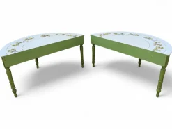Pamono Vintage Console Tables in Fir Wood, 1940s> Console Tables