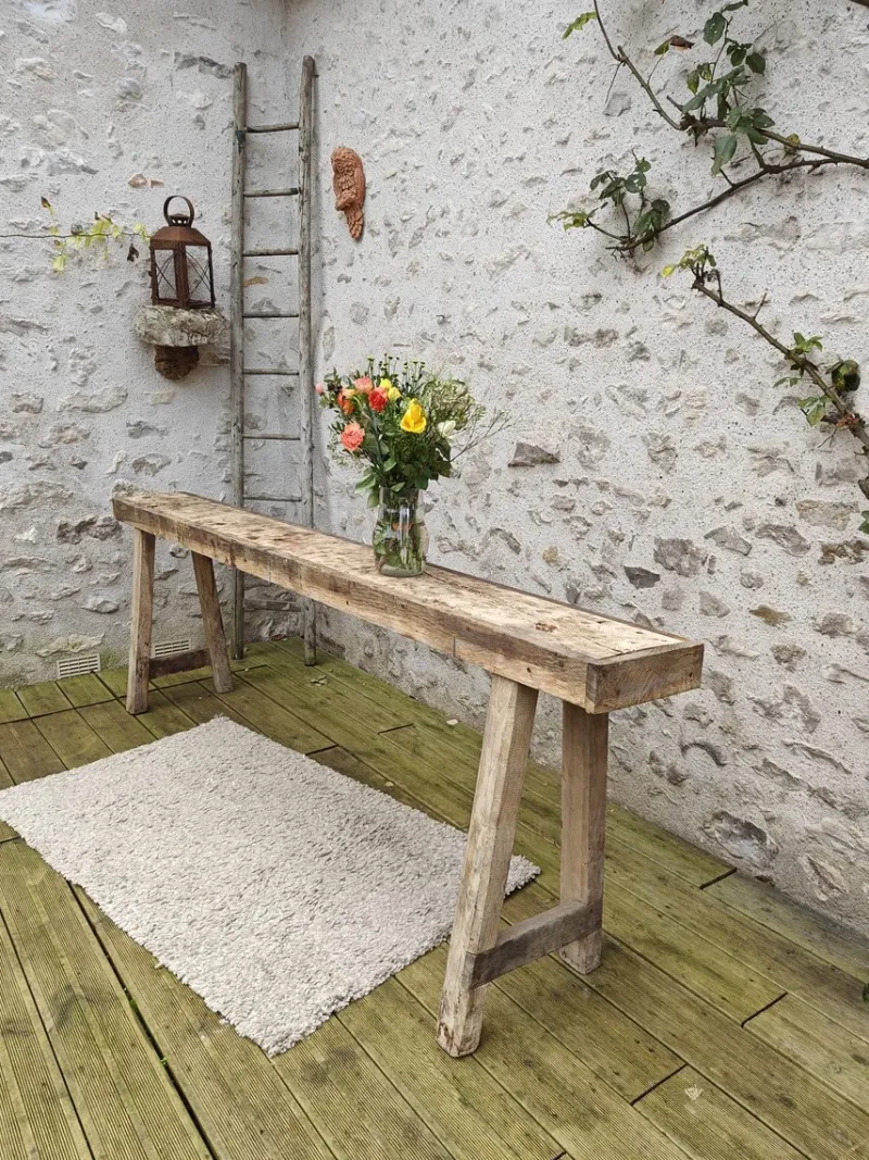 Hot Pamono Vintage Console Workbench, 1890s