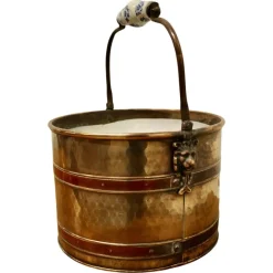 Pamono Vintage Copper and Brass Wine Cooler, 1930> Ice Buckets & Wine Coolers