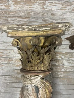 Pamono Vintage Corinthian Pillars with Capitals, Set of 2><noscript><img width=