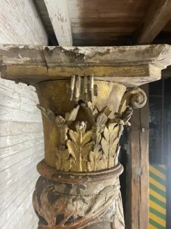 Pamono Vintage Corinthian Pillars with Capitals, Set of 2><noscript><img width=