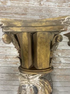 Pamono Vintage Corinthian Pillars with Capitals, Set of 2><noscript><img width=