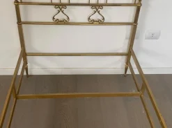 New Pamono Vintage Crafted Brass Bed Frame, 1950