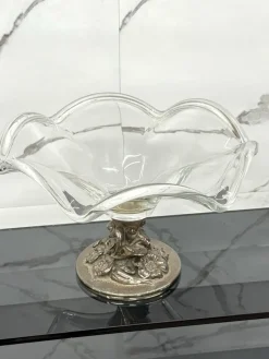 Hot Pamono Vintage Crystal Centerpiece by Studio Ottaviani, 1970s