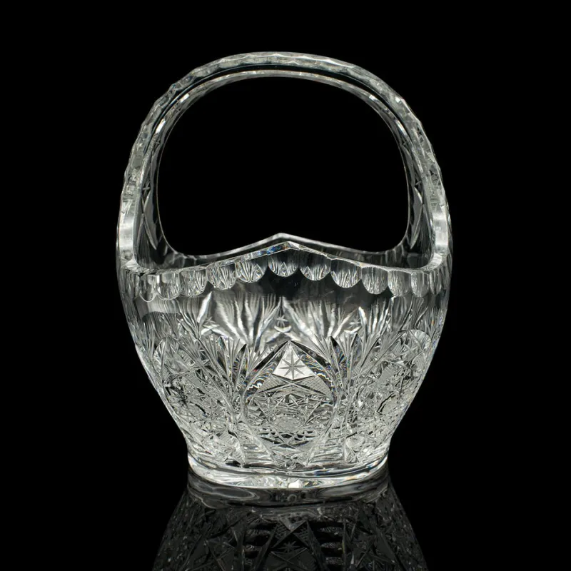 Pamono Vintage Crystal Fruit Trug, 1950s> Bowls