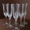 Pamono Vintage Crystal Glass Champagne Glasses by J.G. Durand, 1970s, Set of 6> Glassware