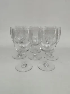 Outlet Pamono Vintage Crystal Glasses from Baccarat, 1920, Set of 8
