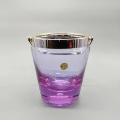 Hot Pamono Vintage Crystal Set with Ice Bucket and 4 Glasses from VB Kristall, 1970s, Set of 5