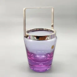 Hot Pamono Vintage Crystal Set with Ice Bucket and 4 Glasses from VB Kristall, 1970s, Set of 5