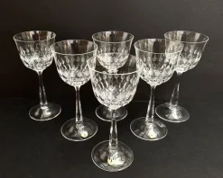 Sale Pamono Vintage Crystal Wine Champagne Glasses from Peill Glasses, Germany, Set of 6