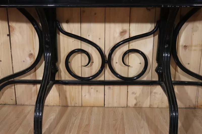 Clearance Pamono Vintage Curved Wooden Console Table, 1960