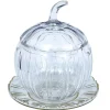 Pamono Vintage Cut Glass Pumpkin Halloween Punch Bowl> Serving Dishes