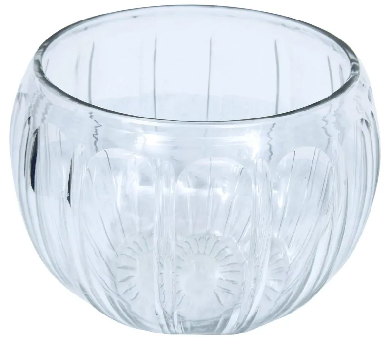 Pamono Vintage Cut Glass Pumpkin Halloween Punch Bowl> Serving Dishes