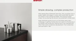 Sale Pamono Vintage Cylinda-Line Coffee and Tea Set by Arne Jacobsen for Stelton, Set of 4