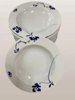 Pamono Vintage Czech Bohemia Glazed Porcelain Table Set, Czechoslovakia, 1980s, Set of 52><noscript><img width=