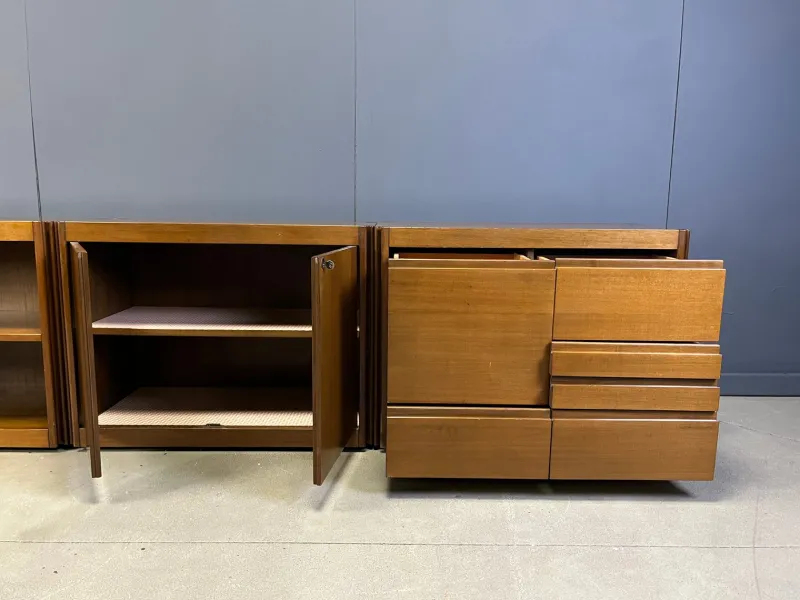 Pamono Vintage 4D Sideboard by Angelo Mangiarotti for Molteni, 1970s> Sideboards & Buffets