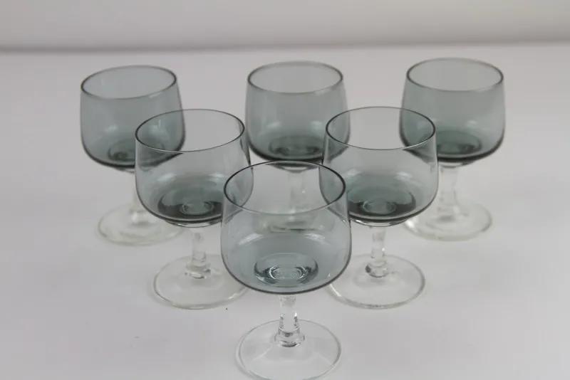 Online Pamono Vintage Danish Atlantic Port Glasses by Per Lütken for Holmegaard, 1960s, Set of 6