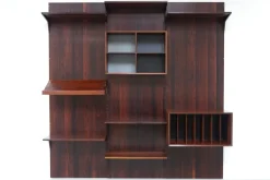 Pamono Vintage Danish 3-Bay Rosewood Modular Wall Unit by Poul Cadovius for Cado, 1960s> Shelves & Wall Units