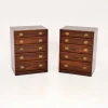 Pamono Vintage Danish Bedside Chests by Henning Korch for Silkeborg, 1960s, Set of 2> Dressers, Commodes & Chests