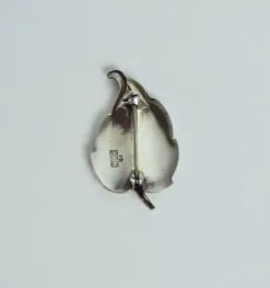 Clearance Pamono Vintage Danish Brooch in Gilded Sterling Silver by Volmer Bahner, 1960s