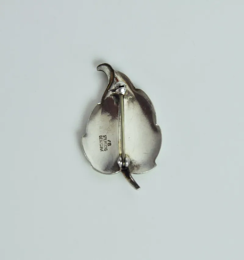 Clearance Pamono Vintage Danish Brooch in Gilded Sterling Silver by Volmer Bahner, 1960s