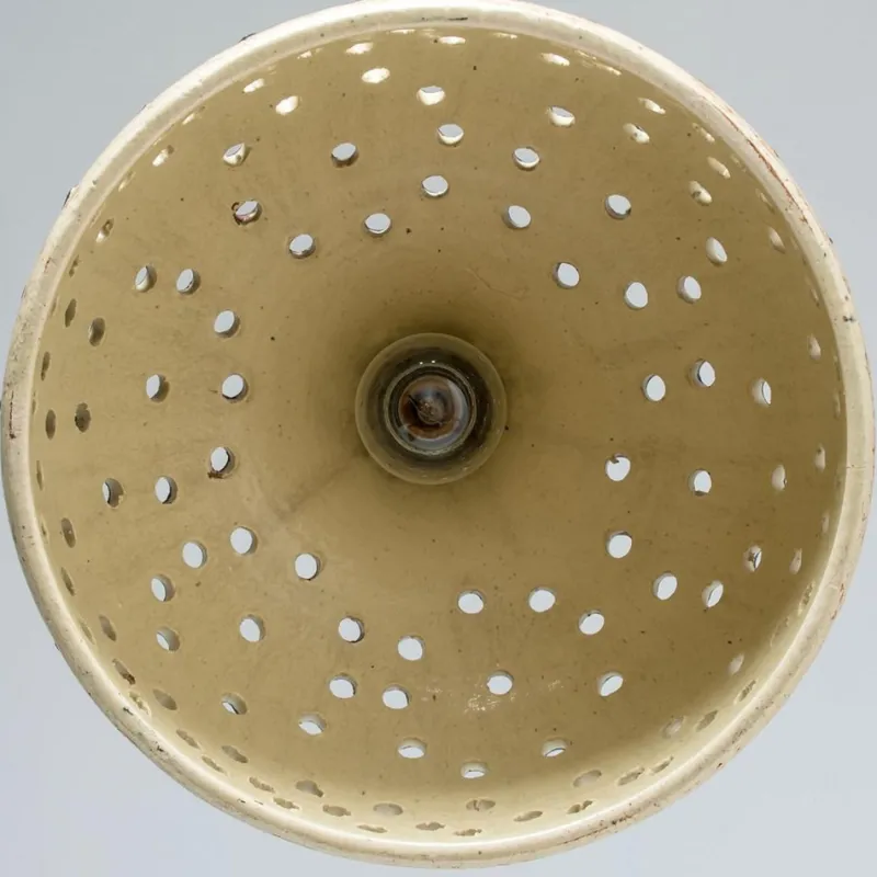 Pamono Vintage Danish Ceramic Pendant with Holes and Spikes, 1960s> Ceiling Lights